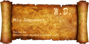 Miu Dagobert névjegykártya